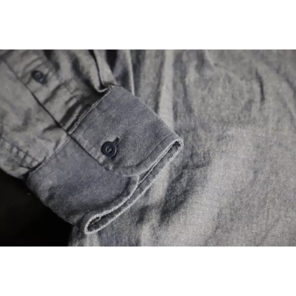 UNTUCKit Button Up Shirt Men M Blue Slim Fit Spread Collared Long Sleeve Cotton - Picture 4 of 9